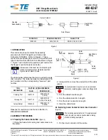 TE 1059540-1 Instruction Sheet предпросмотр