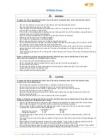 Preview for 9 page of TE HTP600 User Manual