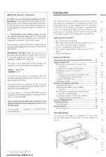 Preview for 4 page of TEAC PROFESSIONAL TASCAM 302 Owner'S Manual