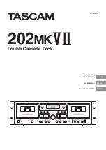 Teac 202MK7 Owner'S Manual предпросмотр