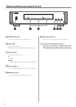 Preview for 6 page of Teac 249479 Owner'S Manual