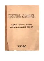 Preview for 1 page of Teac 3 Service Manual