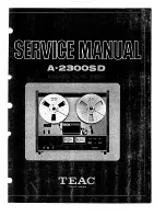 Teac A-2300SD Service Manual preview