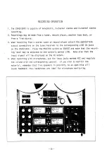 Предварительный просмотр 22 страницы Teac A-2340 Instruction Manual