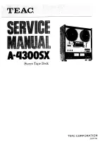 Preview for 2 page of Teac A-4300SX Service Manual