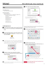 Preview for 1 page of Teac A-H01 Install Manual