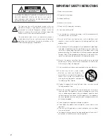 Preview for 2 page of Teac A-H300mkII Owner'S Manual