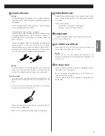 Preview for 7 page of Teac A-H300mkII Owner'S Manual