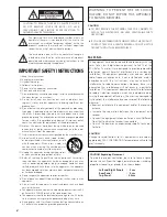 Preview for 2 page of Teac A-H300mkIII Owner'S Manual