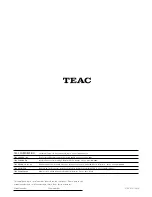 Предварительный просмотр 40 страницы Teac A-H380 Owner'S Manual