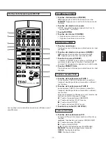 Предварительный просмотр 17 страницы Teac A-R600 Owner'S Manual