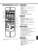 Предварительный просмотр 49 страницы Teac A-R600 Owner'S Manual