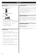 Preview for 6 page of Teac AD-850-SE Owner'S Manual