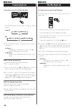 Preview for 20 page of Teac AD-850-SE Owner'S Manual