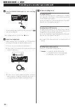 Preview for 32 page of Teac AD-850-SE Owner'S Manual