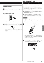 Preview for 71 page of Teac AD-850-SE Owner'S Manual