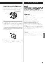 Preview for 89 page of Teac AD-850-SE Owner'S Manual