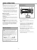 Preview for 8 page of Teac AG-680 Owner'S Manual