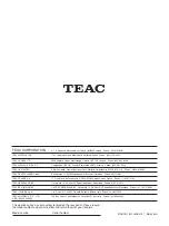 Предварительный просмотр 32 страницы Teac AG-780 Owner'S Manual