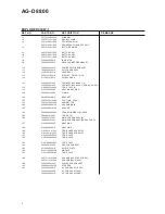 Предварительный просмотр 6 страницы Teac AG-D8800 Service Manual