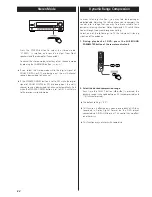 Предварительный просмотр 22 страницы Teac AG-D8850 Owner'S Manual