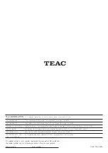 Предварительный просмотр 40 страницы Teac AG-H300MKIII Owner'S Manual