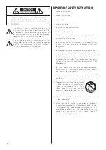 Предварительный просмотр 2 страницы Teac AG-H380 Owner'S Manual