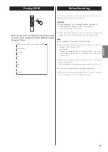 Предварительный просмотр 21 страницы Teac AG-H380 Owner'S Manual