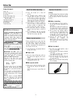 Preview for 3 page of Teac AG-H500 Owner'S Manual