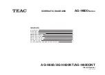 Предварительный просмотр 1 страницы Teac AG-H600 Schematic Diagrams