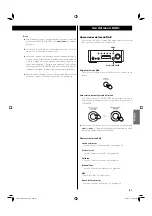 Preview for 81 page of Teac AG-H600NT Owner'S Manual