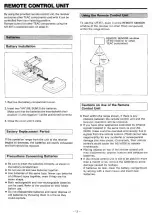 Preview for 12 page of Teac AG-V4200 Owner'S Manual