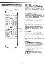 Preview for 22 page of Teac AG-V4200 Owner'S Manual