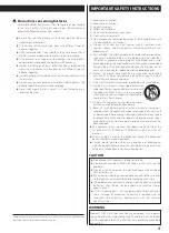 Preview for 3 page of Teac AI-1000 Owner'S Manual