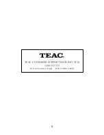 Предварительный просмотр 10 страницы Teac BTS25R User Manual