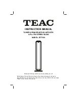 Teac BTT500 Instruction Manual preview