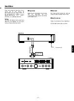 Preview for 21 page of Teac CD-P1120 Owner'S Manual