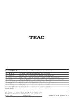 Preview for 54 page of Teac CD-P1440 Owner'S Manual