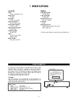 Preview for 2 page of Teac CD-P1440R Service Manual