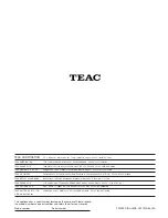 Preview for 40 page of Teac CD-P1450 Owner'S Manual