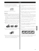 Preview for 53 page of Teac CD-P650 Owner'S Manual