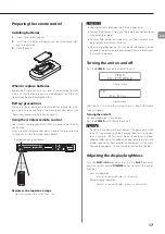 Preview for 17 page of Teac CD-P750 DAB Owner'S Manual