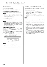 Preview for 24 page of Teac CD-P750 DAB Owner'S Manual