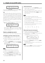 Preview for 72 page of Teac CD-P750 DAB Owner'S Manual