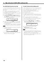 Preview for 108 page of Teac CD-P750 DAB Owner'S Manual