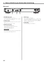 Preview for 252 page of Teac CD-P750 DAB Owner'S Manual