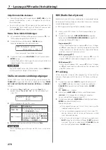 Preview for 274 page of Teac CD-P750 DAB Owner'S Manual