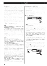 Preview for 18 page of Teac CD-RW890MKII Owner'S Manual