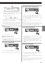 Preview for 45 page of Teac CD-RW890MKII Owner'S Manual