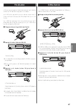 Preview for 47 page of Teac CD-RW890MKII Owner'S Manual